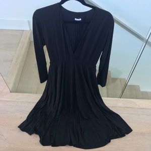 V Neck Long Sleeve Reformation Dress